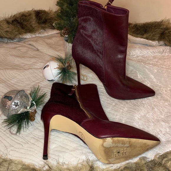 Michael Kors Shoes - Michael Kors Leather/Hair Calf Booties